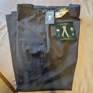 Lauren Ralph Lauren Mens UltraFlex High Performance Wool    Gray Pants 42x30